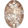 Image de Pierre à coudre ovale 3210 - 16 mm - Crystal Rose Patina