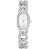 Image de Montre Dextera Chain, FabriquÃ© En Suisse, Bracelet En Cristal, Ton ArgentÃ©, Acier Inoxydable
