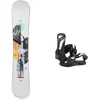 Image de Burton - Packs (snowboard + fix) - Snowboard all mountain - Pack Hideaway 2026 pour Femme en Bois - Blanc