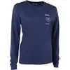 Image de Ion - Maillot de VTT léger et respirant - Bike Jersey S_Ionic LS DR W Midnight pour Femme en Coton - Taille S - Bleu