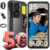 Image de OUKITEL WP300 5G Telephone Portable Incassable Android 15-36Go RAM+512Go ROM/2TB 16000mAh/45W 6.8 FHD+ 120Hz 108MP+32MP Smartphone Incassable Phare Avant 370lm+Écouteurs/Montre avec Écran/NFC Noir