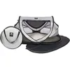 Image de Deryan Lit D'enfant De Voyage Avec Moustiquaire Luxe ArgentÃ©