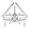 Image de Maquettes Avions : Set De 4 Mini Avions Sb2c Helldiver (Pre-Peints)-Trumpeter