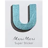 Image de Stickers - Pailletés - Lettre U