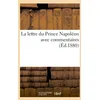 Image de La Lettre Du Prince NapolÃ©on Avec Commentaires