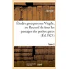Image de Ãtudes Grecques Sur Virgile - Tome 2