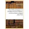 Image de Nouvelles Remarques Sur L'oedipe De M. De Voltaire (Arouet Dit), Et Sur Ses Lettres Critiques