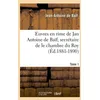 Image de Euvres En Rime De Jan Antoine De BaÃ¯f, SecrÃ©taire De Le Chambre Du Roy. Tome 1 (Ãd.1881-1890)