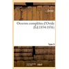 Image de Oeuvres ComplÃ¨tes D'ovide - Tome 9 (Ãd.1834-1836)