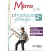 Image de Physique Chimie 2de MÃ©mo LycÃ©e Espace - Edition 2022