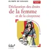 Image de Déclaration des droits de la femme et de la citoyenne - Bac 2022 (Folio+Lycée, 32) (French Edition) - Olympe de Gouges en occasion ou reconditionné