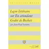 Image de Leçon littéraire sur « En attendant Godot » de Samuel Beckett - Jean-Paul Santerre en occasion ou reconditionné
