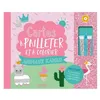 Image de Livre coffret Cartes à pailleter et colorier : Animaux Kawaii