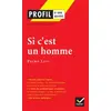 Image de Profil d'une oeuvre : Si c'est un homme - Primo Levi, Françoise Carasso en occasion ou reconditionné