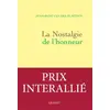 Image de La nostalgie de l'honneur: récit littéraire - Jean-René Van der Plaetsen en occasion ou reconditionné