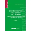 Image de Droit européen des droits de l'homme: Droits et libertés fondamentaux garantis par la CEDH (2021) - Jean-François Renucci en occasion ou reconditionné