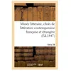 Image de MusÃ©e LittÃ©raire, Choix De LittÃ©rature Contemporaine FranÃ§aise Et ÃtrangÃ¨re - SÃ©rie 28