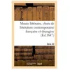 Image de MusÃ©e LittÃ©raire, Choix De LittÃ©rature Contemporaine FranÃ§aise Et ÃtrangÃ¨re - SÃ©rie 40