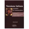 Image de Versions Latines Traduites Et CommentÃ©es