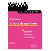Image de L'ÉPREUVE DE NOTE DE SYNTHÈSE AU CRFPA ET À L'ENM - Jean-Pierre Xémard et Schlanger en occasion ou reconditionné