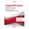 Image de L'algorithmique pour tous: Enigmes, conjectures et simulations d'expériences aléatoires. Exercices résolus et programmation avec en occasion ou reconditionné