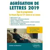 Image de Agrégation de Lettres 2019. Tout le programme du Moyen ge au XXe siècle en un volume en occasion ou reconditionné