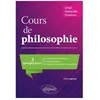 Image de Cours De Philosophie - Trois Perspectives : La Morale Et La Politique - La Connaissance - L'existence Humaine Et La Culture