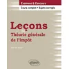 Image de LeÃ§ons De ThÃ©orie GÃ©nÃ©rale De L'impÃ´t