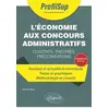 Image de L'économie aux concours administratifs de catégorie A et A+: Constats, théories, préconisations - Adrien Vitse en occasion ou reconditionné