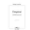 Image de L'Impensé: Inactualité de Parménide - Santiago Espinosa en occasion ou reconditionné