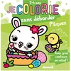 Image de Bloc de coloriage Je colorie sans déborder Pâques