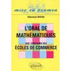 Image de L'oral De MathÃ©matiques Aux Concours Des Ãcoles De Commerce