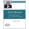 Image de Paul Ricoeur - Une HermÃ©neutique De La Condition Humaine