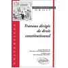 Image de Travaux DirigÃ©s De Droit Constitutionnel