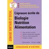 Image de L'Ã©preuve Ãcrite De Biologie Nutrition Alimentation