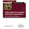 Image de Petite Histoire De La Musique Allemande Et Autrichienne - De Bach Ã Schoenberg