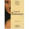 Image de Cours De MathÃ©matiques 1e AnnÃ©e Ecs