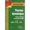 Image de Thermodynamique 1e année MPSI-PCSI-PTSI : Fiches, méthodes et exercices corrigés - Xavier Ducros en occasion ou reconditionné