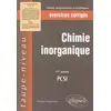 Image de Chimie inorganique : PCSI 1e année, exercices corrigés - Nicolas Higonenq en occasion ou reconditionné