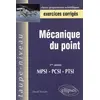 Image de Mécanique du point : MPSI-PCSI-PTSI 1e année, exercices corrigés en occasion ou reconditionné