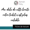 Image de Au-DelÃ  De Cette Limite Votre Ticket N'est Plus Valable - Etude De L'oeuvre