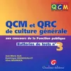 Image de Qcm Et Qrc De Culture Generale Aux Concours De La Fonction Publique - Batteries De Tests NÂ° 3
