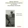 Image de RÃ©ussir L'Ã©preuve D'Ã©ducation Physique Et Sportive Au Concours De Professeur Des Ãcoles