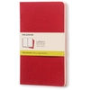 Image de Cahier Moleskine Pages blanches 13 x 21 cm Rouge Canneberge Lot de 3