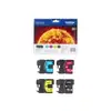 Image de Brother LC-980VALBP - pack de 4 - noir, jaune, cyan, magenta cartouche d'encre d'origine - LC980VALBP