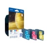 Image de Brother LC1100RBWBP - Jaune, cyan, magenta - originale d'origine - 325 Pages
