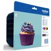 Image de Brother LC-123VALBP pack de 4 cartouches d'origine - LC123VALBP