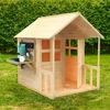 Image de Maisonnette avec plancher, véranda et c