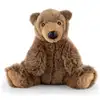 Image de Peluche sonore ours brun 24 cm