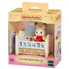 Image de 5017 sylvanian families bebe lapin chocolat lit